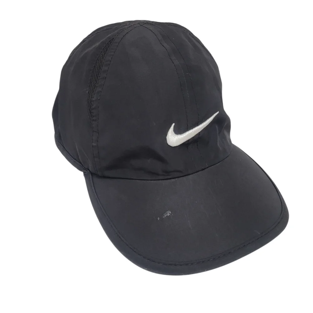 Nike FeatherLight Dri-Fit Hat Cap Black Unisex Toddler Tennis Excellent Cond.